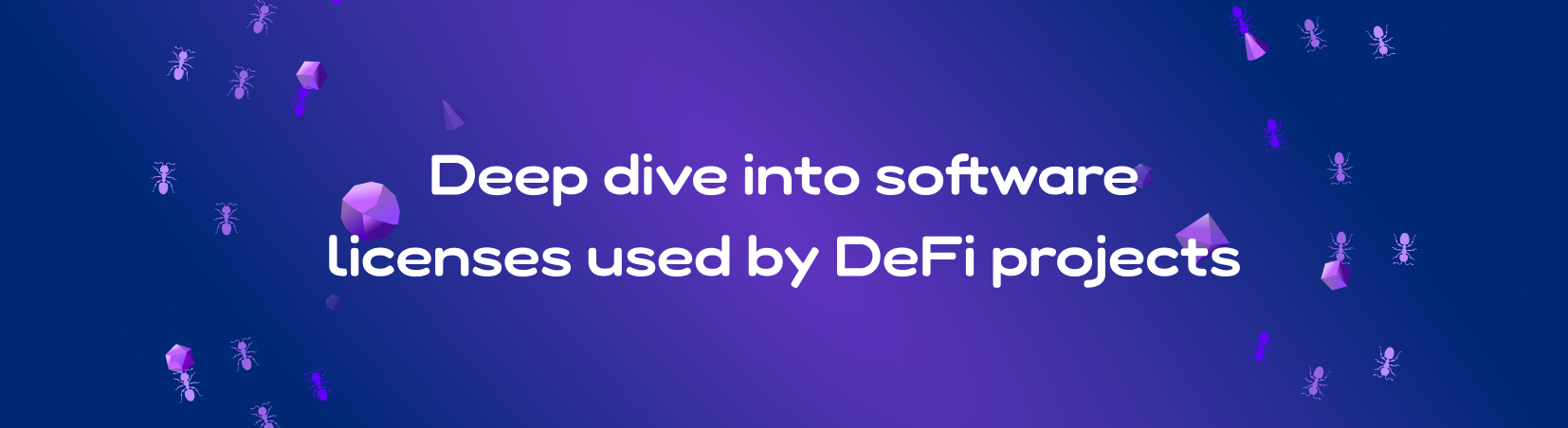 Software licenses for DeFi